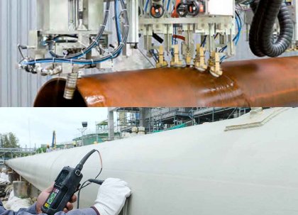 UT INSPECTION EQUIPMENT FOR SPIRALLY WELDED STEEL PIPES